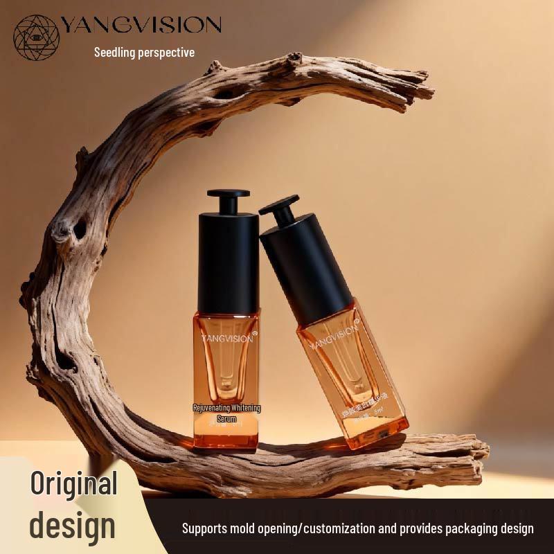 In Stock: 5ml Square Press Dropper Glass Bottle for Essential Oils, Eye Oils, or Serums.
