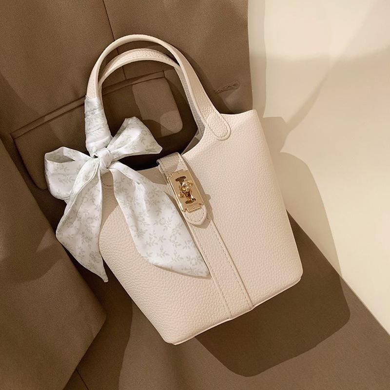 Autumn and Winter Boston Fashion Bucket Buns, Mother Bags, Hand Bills, Shoulder Crossbody Women's Bags, Silk Scarves, Tote Bags