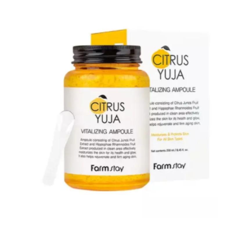 FARM STAY Citrus Yuja Vitalizing Ampoule 250ml Korea Beauty