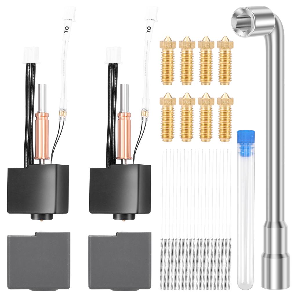 For Anycubic Cobra 3 Hotend Kit New Upgrade Hotend For Anycubic Cobra 3 Metal Hotend 3D Printer Brass Hardened Steel Nozzle