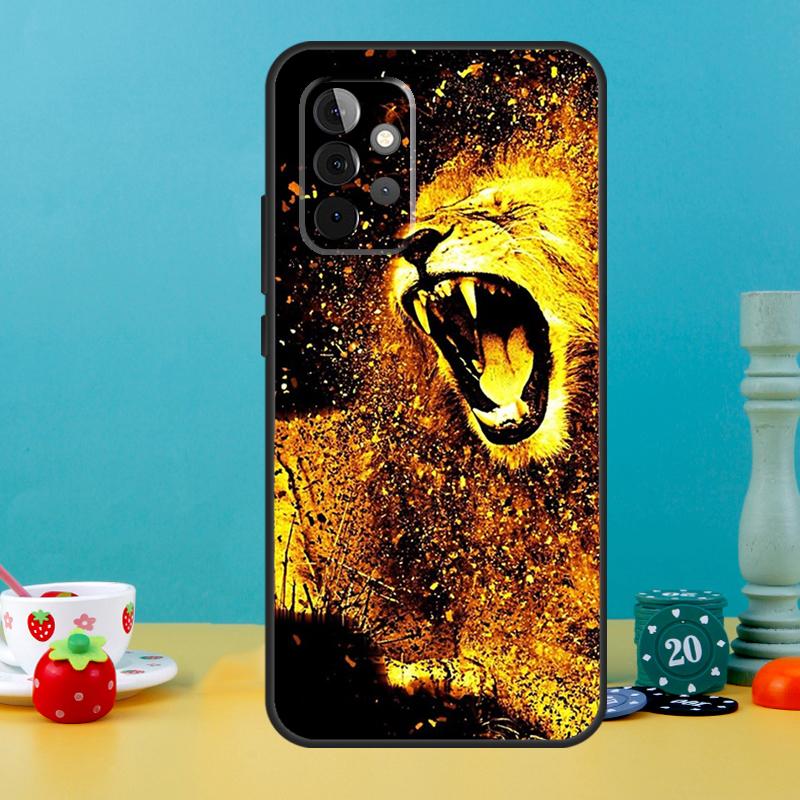 Roaring Lion Case For Samsung Galaxy A35 A26 A16 A05 A55 A15 A32 A12 A22 A52 A54 A34 A14 A56 A36 A13 A53