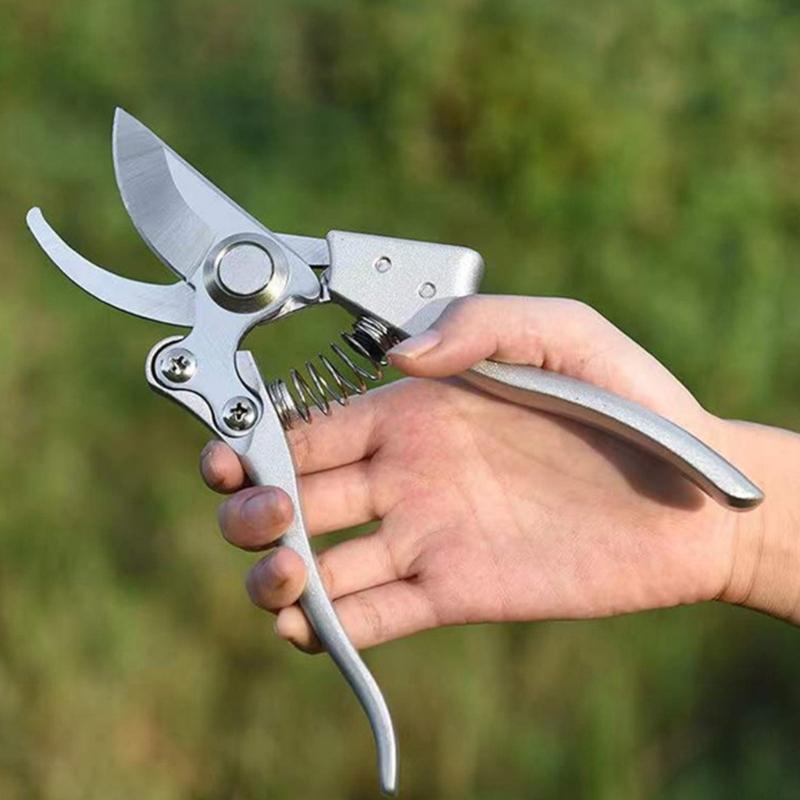 Professional Grade Pruning Shears With Manganese Steel Blade And Ergonomic Handle For Gardening And Landscaping Tasks