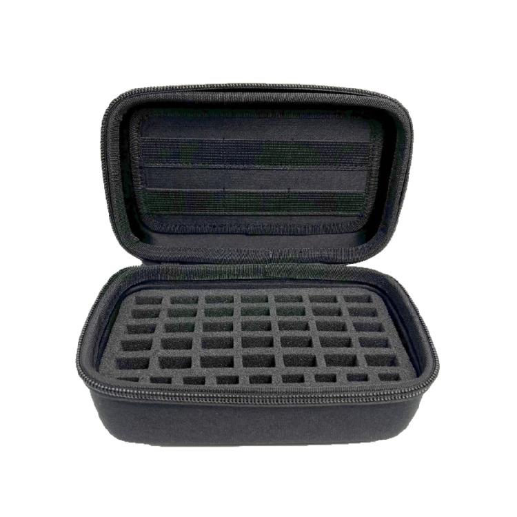 

Secure Nylon Storage Box Organized Travel Companion Upgrades for Electronics Carries 44 Flash Drives 6 Memory Cards 1