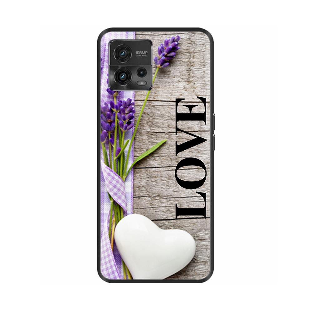 For Motorola Moto G72 Case G 72 Soft Black Painted Silicone Bumper Back Cover For Motorola Moto G72 Case 6.55" Coque Fundas Capa