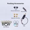 YONGHENG High Pressure 300 BAR 4500PSI 30MPa Air Pump Compressor Repair Spare Parts YONG HENG Pipe Filter Cotton O-Ring Screw 6