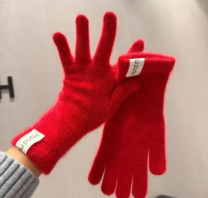 

Рукавички one size червоний