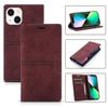 For iPhone 14 Plus Magnetic Leather Phone Case