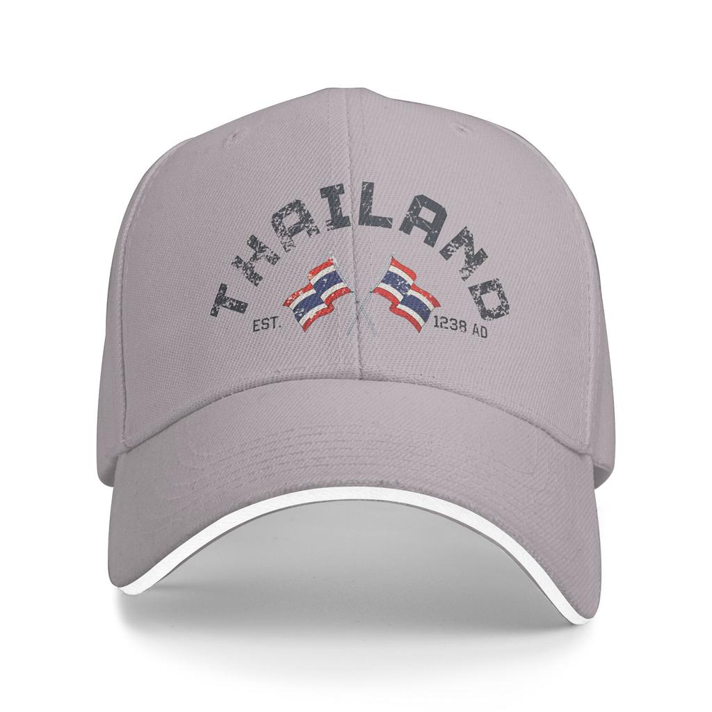 Thailand EST.1949 Krung Thep Maha Nakhon Capital Sun Baseball Cap Summer Unisex-Teens Trucker Hat Hunting Camping Baseball Caps