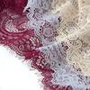 Set reggiseno a triangolo sexy in pizzo patchwork in rete leggermente foderato reggiseno senza fili per seni piccoli set slip intimo donna lingerie