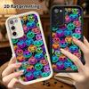 Phone Case: 2D Flat Samsung Galaxy A34 A35 M05 M06 S20 S22 S21 FE Plus 5G Tiered Protective Case, Full Pumpkin Print, Christmas and Halloween Gift