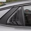 For GAC Trumpchi Empow  - 2025 Black Exterior Accessories Rear Window Blinds Side Louvers Vent Shutters Panel Cover Trim