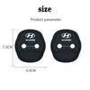 2/4Pcs Car Door Lock Anti-collision Silicone Cover for Hyundai Genesis NLINE I10 I20 I30 I40 IX20 IX35 Kona Getz Veloster Tucson R2