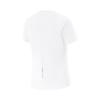 Li Ning Fitness Series Solid Color Comfortable Simple Round Neck Breathable Short Sleeve T-Shirt Women Tops White ATSV560-1