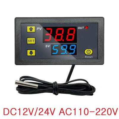 W3230 DC 12V 24V AC110-220V Linie Sondă Control Digital Temperatură LED Termostat Regulator Control Încălzire/Răcire Termoregulator