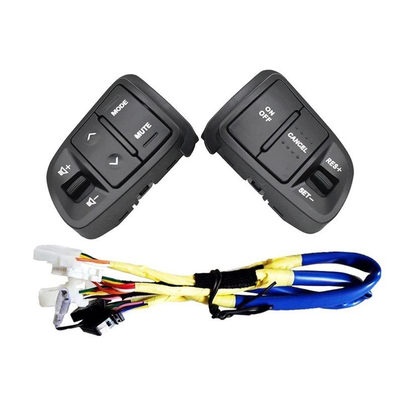 Wire Car Steering Wheel Audio Cruise Control Button Set For Kia Sportage 2011- 2016 96700-3W502 96700-4T000