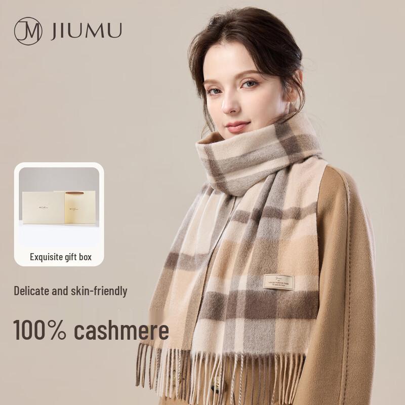 

JIUMU Women s 100% Cashmere Scarf & Shawl