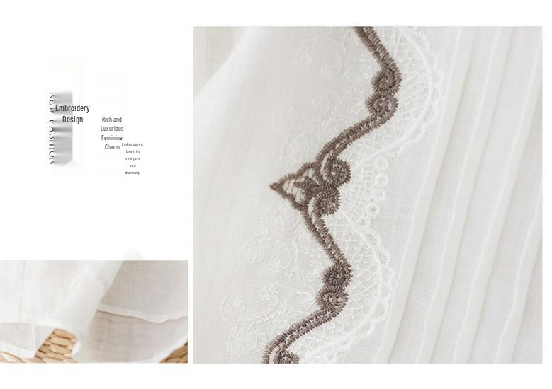 Women's Artistic Retro Embroidered Cotton Linen Shirt - Loose Casual Spring 2026