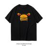Burger Lifting Fries Funny Food Snatch Squat Barbell Weight Tshirt Women Unisex Casual Cotton Printed T Shirts Boyfriend