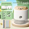 Dell Power Manual Pencil Sharpener: Portable, Large Caliber, Auto-Eject Function, Ideal for Primary School Sketch Pencils.