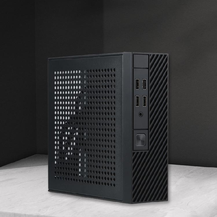 M10 Mini ITX Počítačová skříň Šasi HTPC Hostitelská skříň USB ITX Pouzdro PC Počítačové šasi Stolní box Snadná instalace