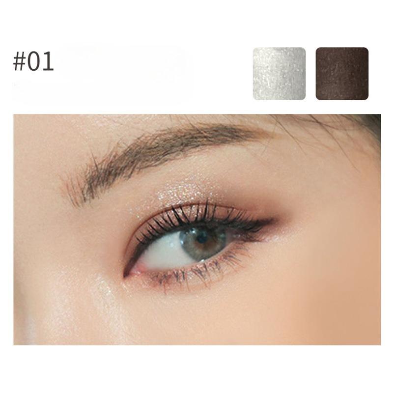 Doppelkopf Zweifarbig Lidschattenstift Faulenzer Schlafen Seidenraupe Highlighter Stift