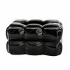 Tissue Box with Sculpted Body Tabletop Ceramic Elegant for Countertop