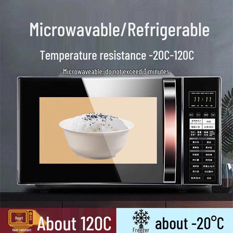 ZISIZ Rice Husk Disposable Tableware