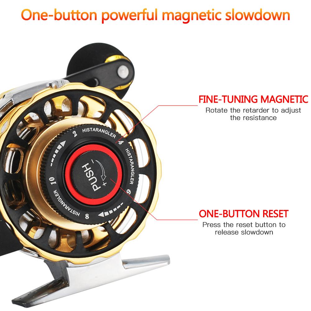 Automatic Wire Spread 10+1 BB Fly Fishing Reel Aluminum Alloy