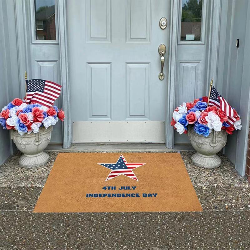 

American Style Household Floor Mat, Absorbent Mat, Bathroom Anti Slip Mat, Dirt Resistant Mat бежевый
