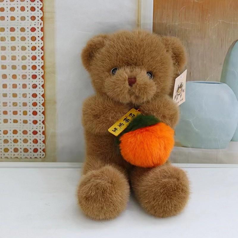 Teddy Bear Persimmon Plush Toy Cute Stuffed Animal Doll Kids Birthday Gifts