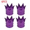 4Pcs Car Motorcycle Crown Tire Valve Caps Car Wheel Air Valve Dustproof Caps  Wheel Stem Air Valve Dust Covers Auto Accessories