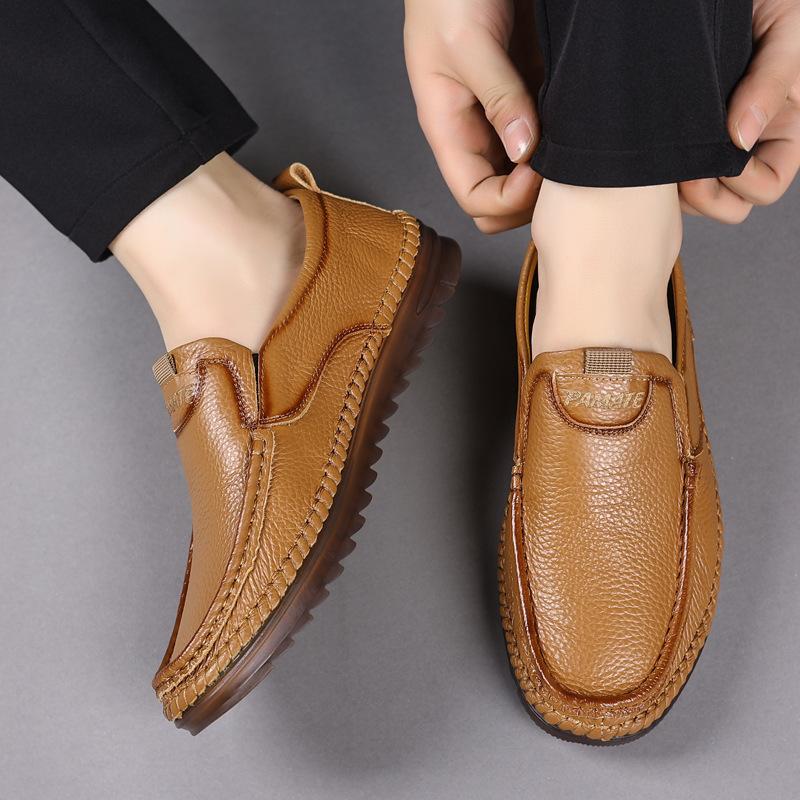 Formal Oxford Shoes for Mens Dress Shoes Man Wedding Dress Office Shoes Men Zapatillas Hombre Mocassin Sneakers Flats Male Brown