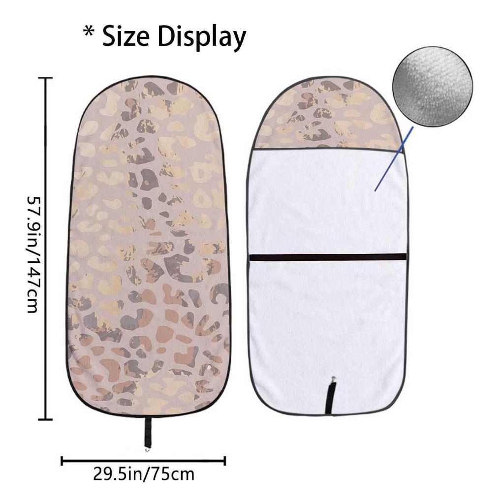 Universal Car Seat Towel Cover - All-Season Front Seat Protector for Gym and Workout