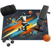 3D Strado BasketBall Rug 140x200 Cm Modern with a Sports Motif for a Teenager's Room or a Gamer's Room
