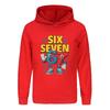 67 Six Seven Hoodie Girls Autumn Jacket Steal A BrainRot Kids Long Sleeve Coat Toddler Boy Hood Sweatshirt Cute Children Clothes