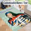Custom Text Billie Eilish Pattern Floor Rug Soft Indoor Carpet Mat Living Room Bedroom