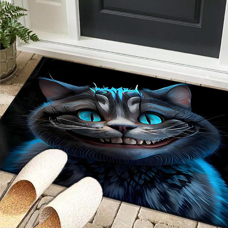 1PC rug Che-shire Cat Smile Carpet, Chair Rug,Area Rug for Office Bedroom living rooms bedroom, Doormat decor Christmas fan gifts