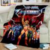 Cartoon He Man Masters of Universe Blanket,Soft Throw Blanket for Home Bedroom Bed Sofa Picnic Travel Office Cover Blanket Kids