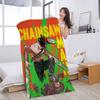 Toalla de Playa para Nadar Anime Chainsaw Man Toalla Suave Absorbente Paño de Lavar Regalos para Niños Viajes Camping Gimnasio