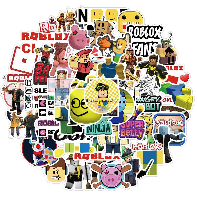 100pcs Vibrant Roblox Stickers Perfect For Laptops Bikes And Skateboards