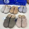 Men’s BK Genuine Leather Retro Toe Semi-Slippers - New, Versatile, and Comfortable Birkenstock Shoes
