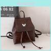 Pu Fashion Backpack For Women Large Capacity Casual Street Style With Durable Wear Resistant Material