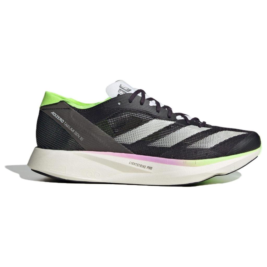 Adidas Adizero Takumi Sen 10 Aurora Black Lucid Lemon Men Sneakers Zero-Metallic IG7401