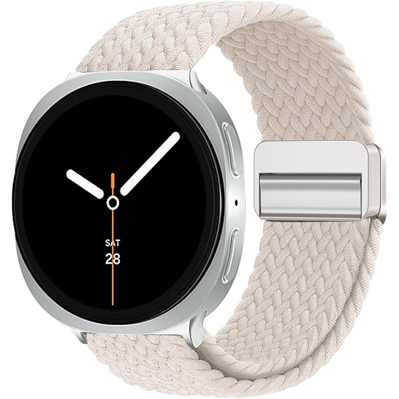 Nylon Braided Solo Loop Strap Suitable for Samsung Galaxy Watch 8 40mm/44mm Magnetic Band For Galaxy Watch 8 Classic Correa