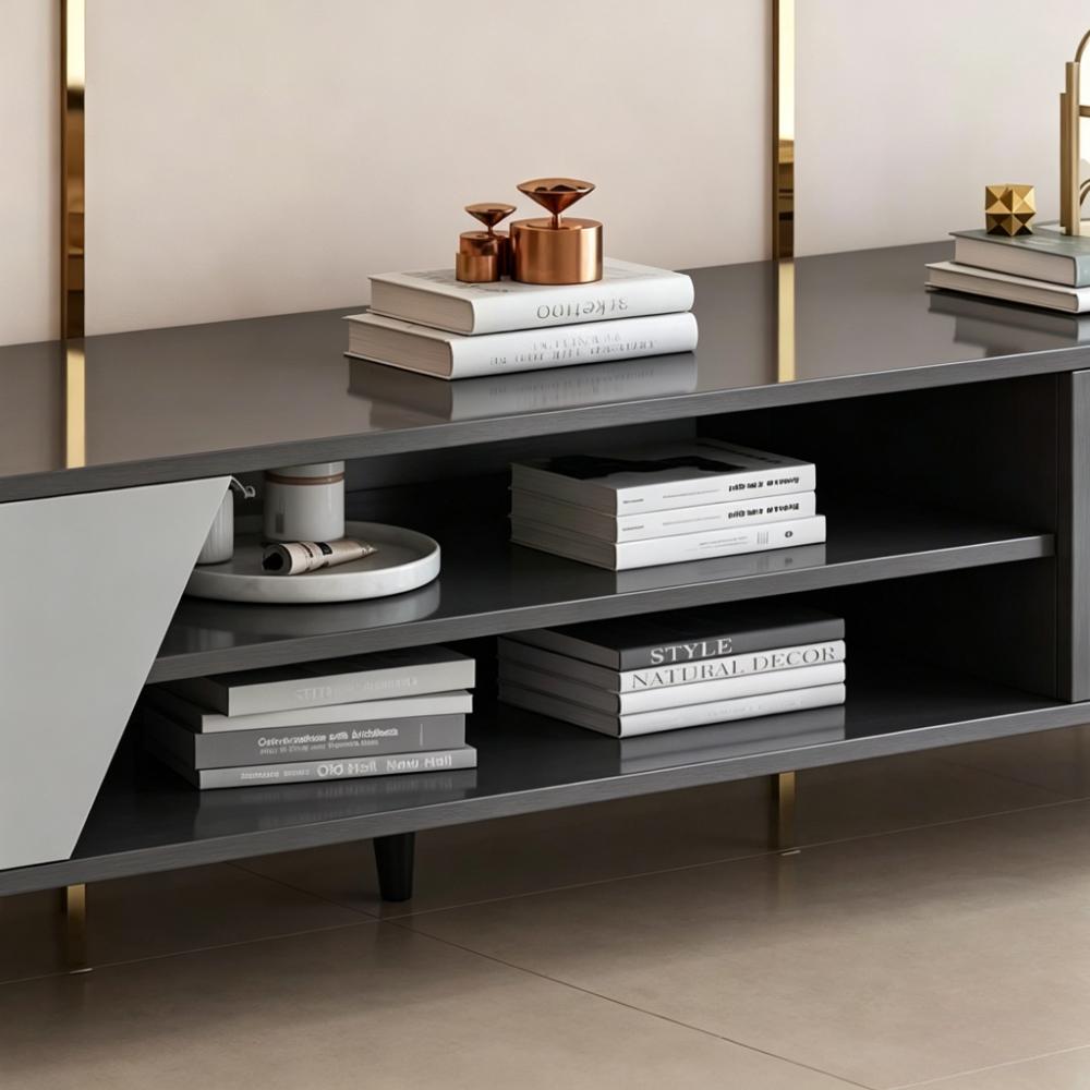 Modern TV Stand TV Cabinet Floor-to-ceiling Storage Living Room Cabinets Tv Stand Cabinet Wood Tv Stand Living Room Furniture
