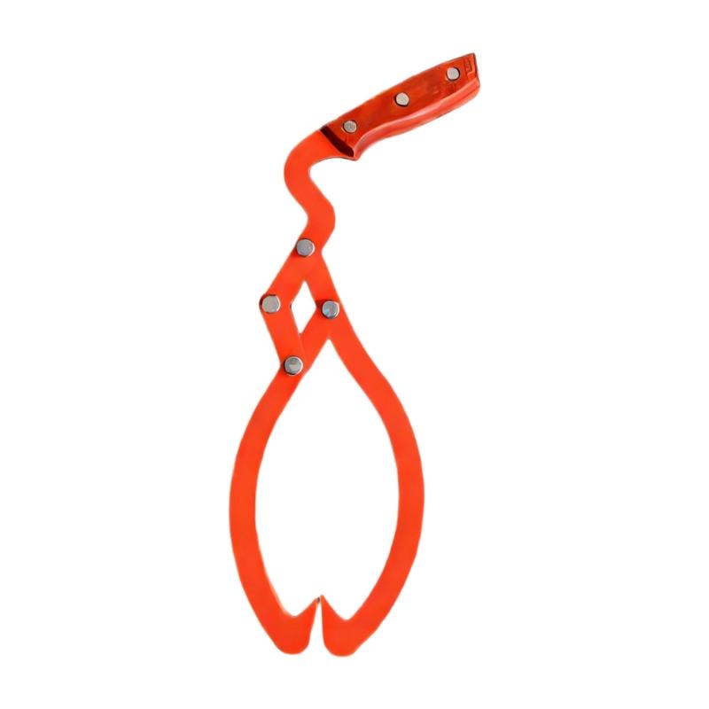 Large Capacity Firewood Tongs Featuring Design not Slip Handle For Safe Efficient Wood Handling Up To 50