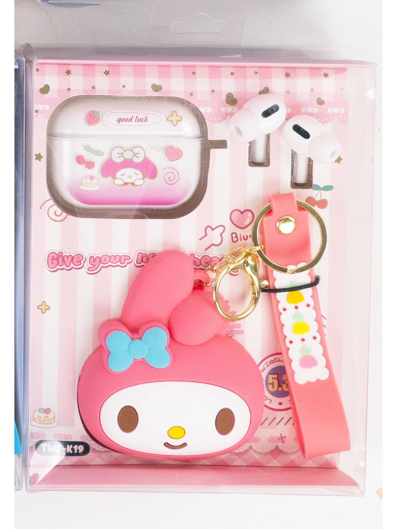 

Cross-border Bluetooth TWS Gaming Earphones: In-ear, Noise-Cancelling, Long Battery, Mecha Sports Design. світло-рожевий колір