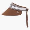 Munsingwear Women Wide Brim Ribbon Visor Camel Mr322lcp81