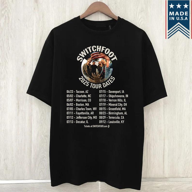 Switchfoot Band Band Latest Tour Dates T SHIRT FULL SIZE S-5XL Unisex T-Shirt S