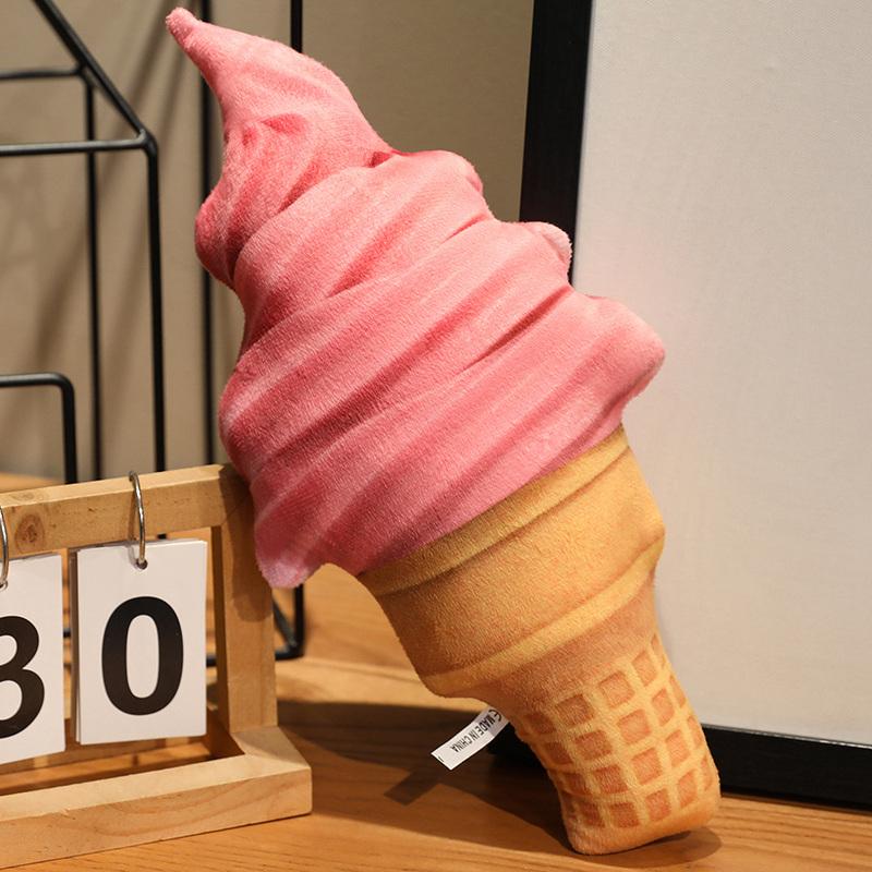 TreasuringU 20/35/50cm Colorful Ice Cream Plush Toys Pillow Stuffed Food Summer Snack Dolls Girlfriend Birthday Gifts